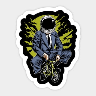 Bike To The Moon Sticker